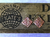 Celtic Heart Copper Earrings