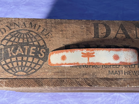 Large Brown Dragonfly Tan Enamel Barrette