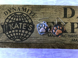Paw Print Copper  Earrings