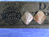 Tree of Life Copper Earrings