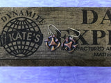Celtic Weave Copper Earrings