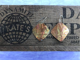 Rooster Copper Earrings