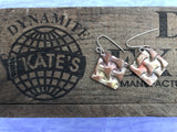 Celtic Weave Copper Earrings