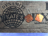 Sand Dollar Copper Earrings