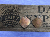 Simple Butterfly Copper Earrings