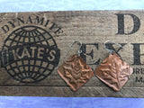 Maple Leaf Copper Earrings