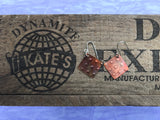 Small Polka Dots Copper Earrings