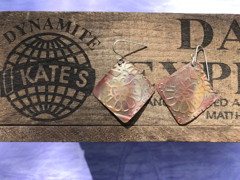 Butterfly Copper Earrings