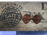 Heart Copper Antique Look Earrings