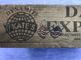 Celtic End Lace Copper Earrings
