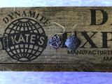 Paw Print Copper  Earrings