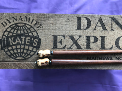Teddy Bear Brown Hair Sticks