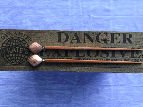 Copper Diamond Jujube Hair Sticks