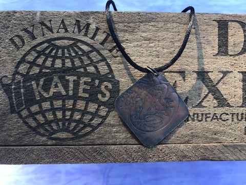 Frog Copper Pendant