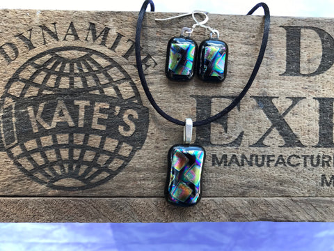 Tiny boxes Dichroic Glass Set