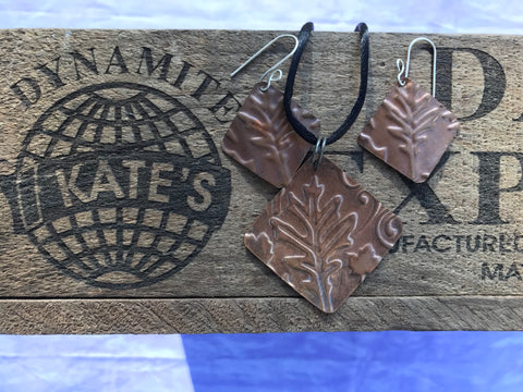 Oak Leaf Copper Set