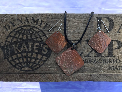 Seahorse Copper Set
