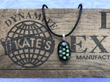 Patterned Dichroic Glass Pendant