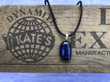 Patterned Dichroic Glass Pendant