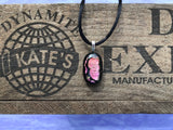 Patterned Dichroic Glass Pendant