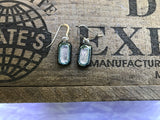 Solid Color Dichroic Glass Earrings