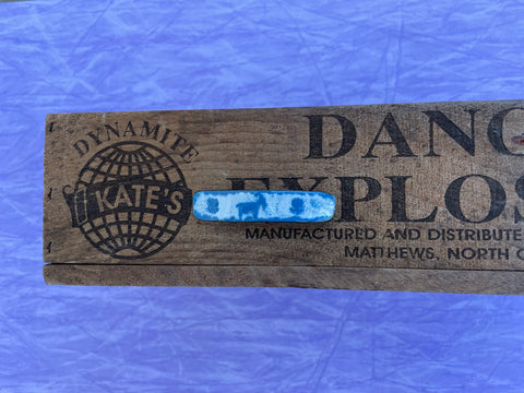 Navy Blue Goat on Marian Blue Enamel Barrette