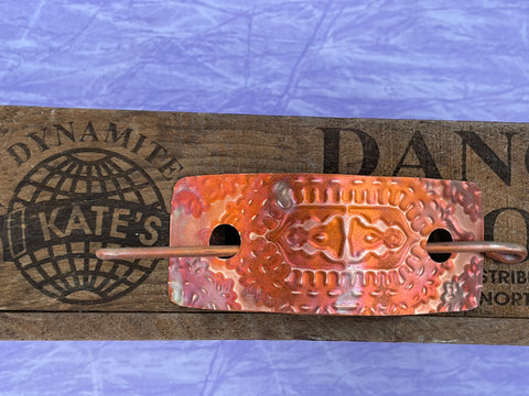 Large Taj Mahal Copper Barrette
