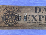 Weave Dichroic Glass Earrings